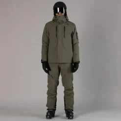 Giacca da sci e snowboard da uomo in mechanical stretch loose fit