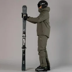 Giacca da sci e snowboard da uomo in mechanical stretch loose fit
