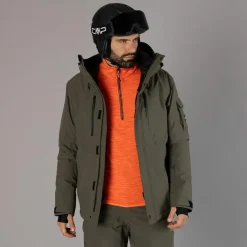 Giacca da sci e snowboard da uomo in mechanical stretch loose fit