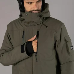 Giacca da sci e snowboard da uomo in mechanical stretch loose fit