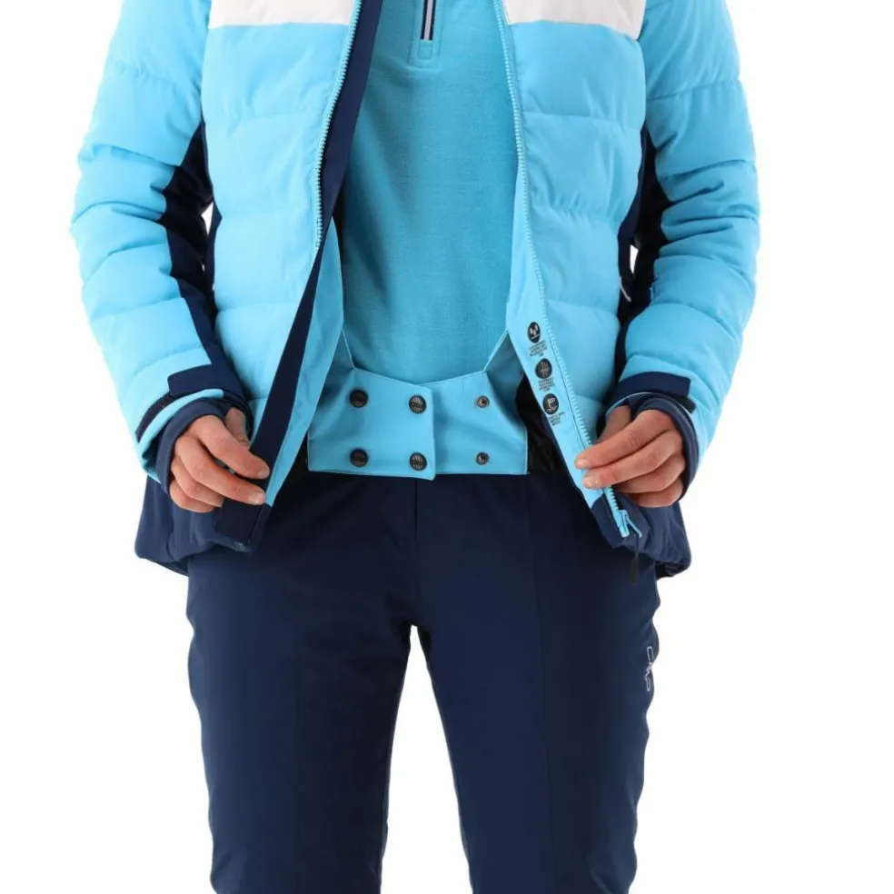 Giacca da sci in mechanical stretch da donna