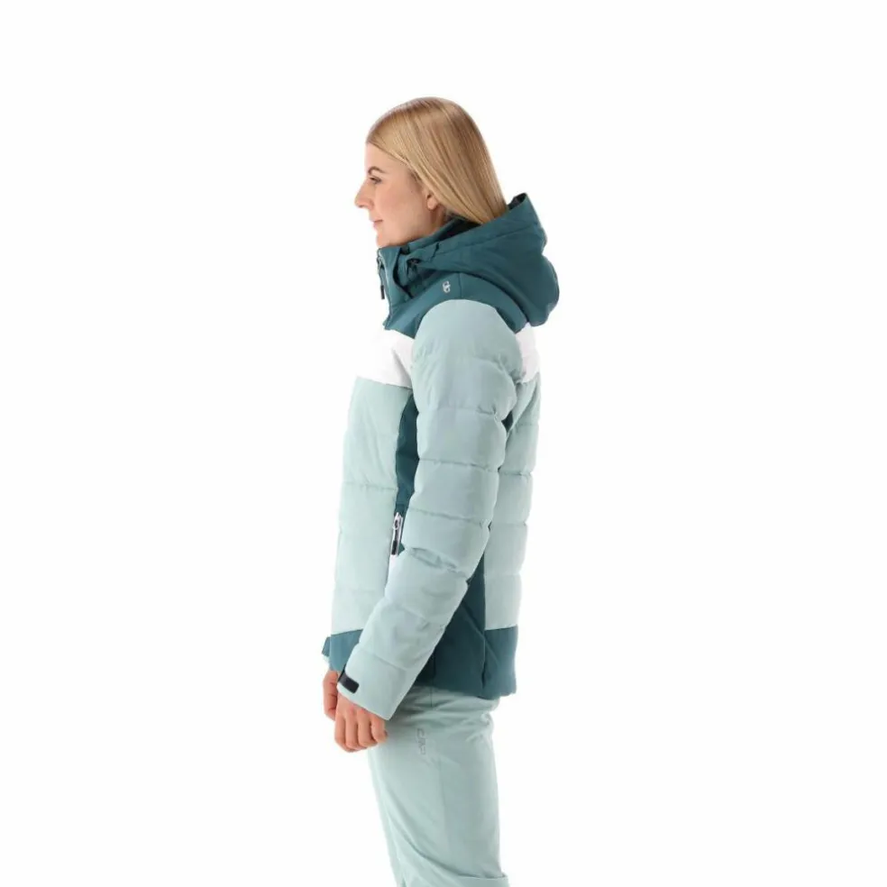 Giacca da sci in mechanical stretch da donna