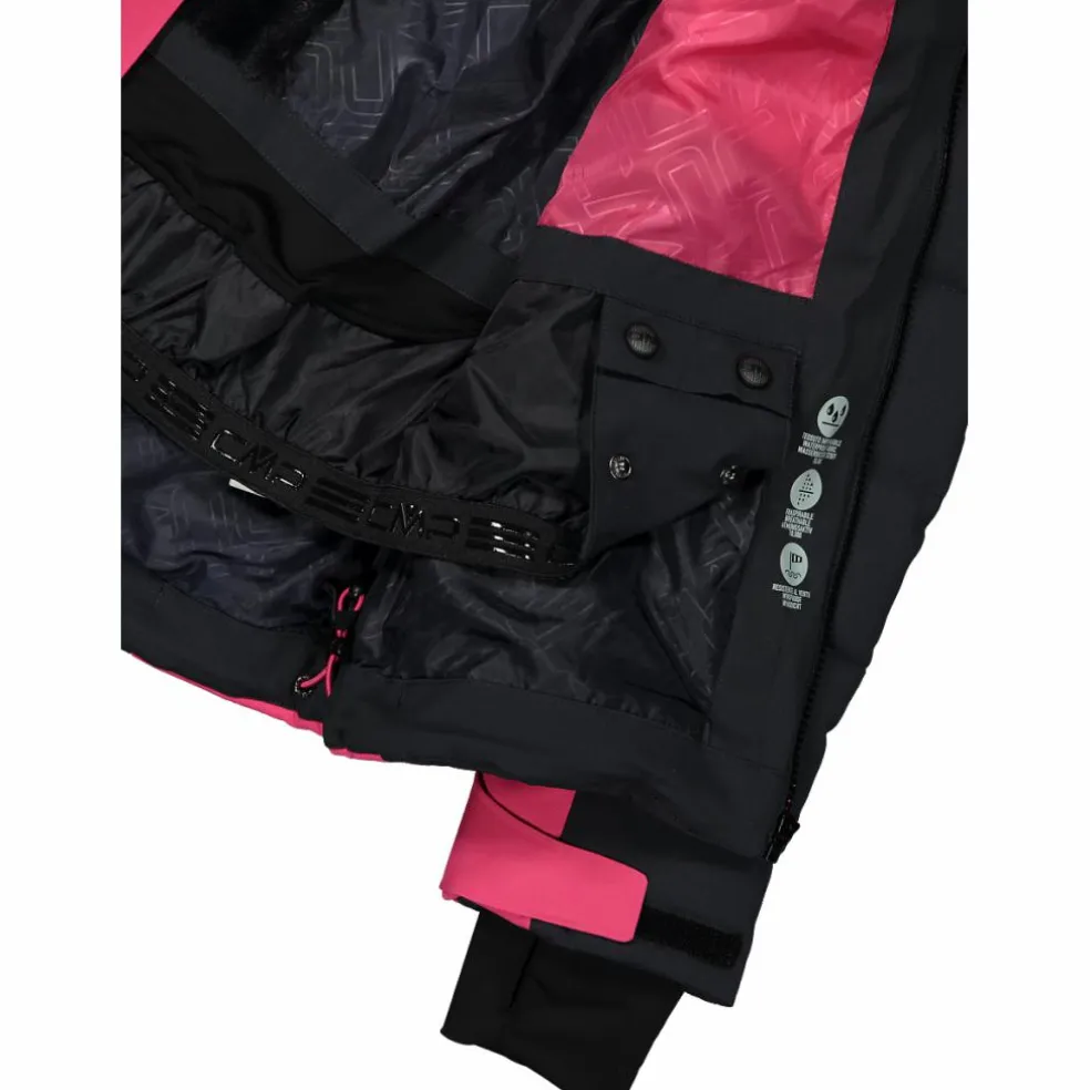 Giacca da sci in mechanical stretch da donna
