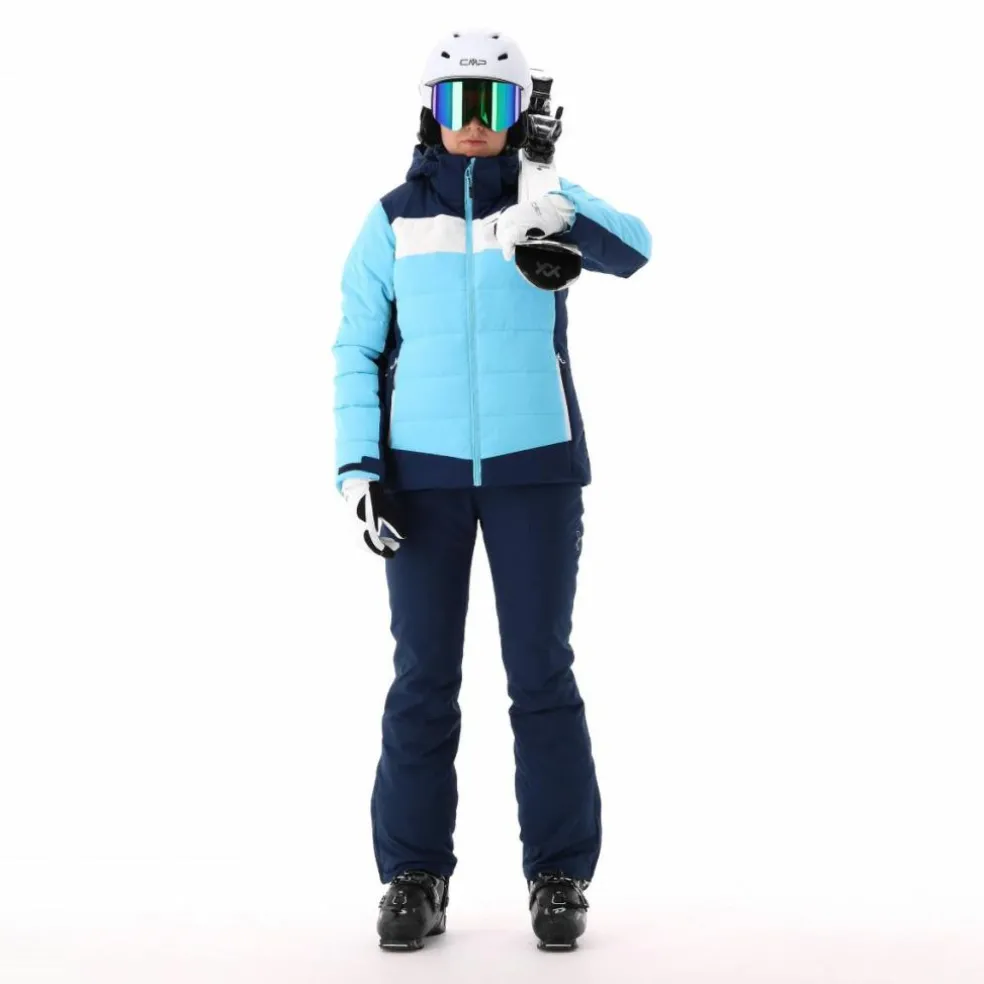 Giacca da sci in mechanical stretch da donna