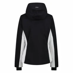 Giacca da sci in stretch twill con cappuccio staccabile da donna