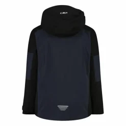 Giacca da sci in twill da bambino con cappuccio