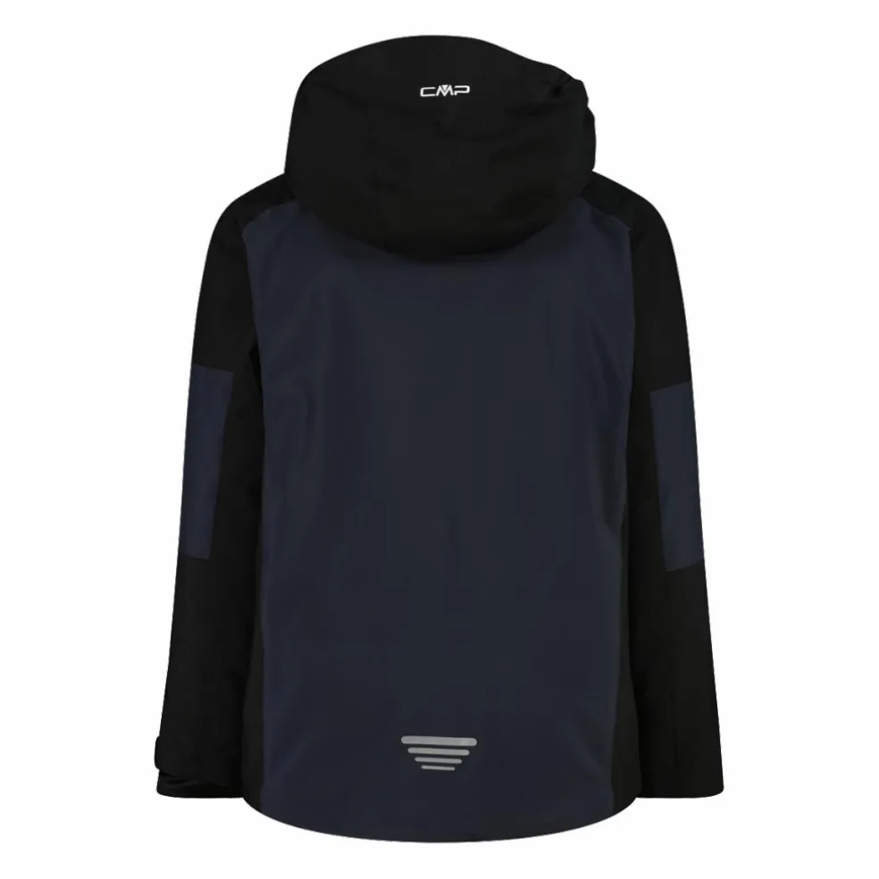 Giacca da sci in twill da bambino con cappuccio
