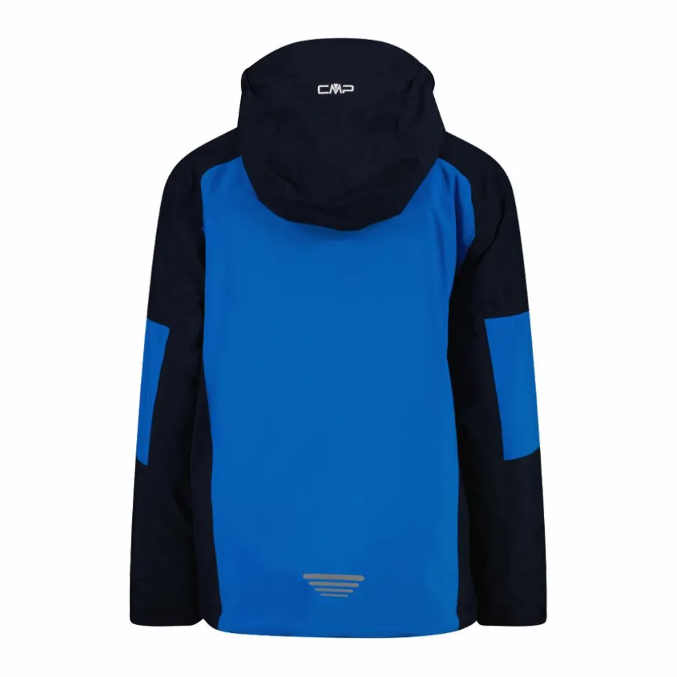 Giacca da sci in twill da bambino con cappuccio