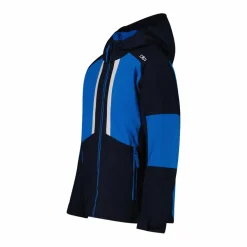 Giacca da sci in twill da bambino con cappuccio