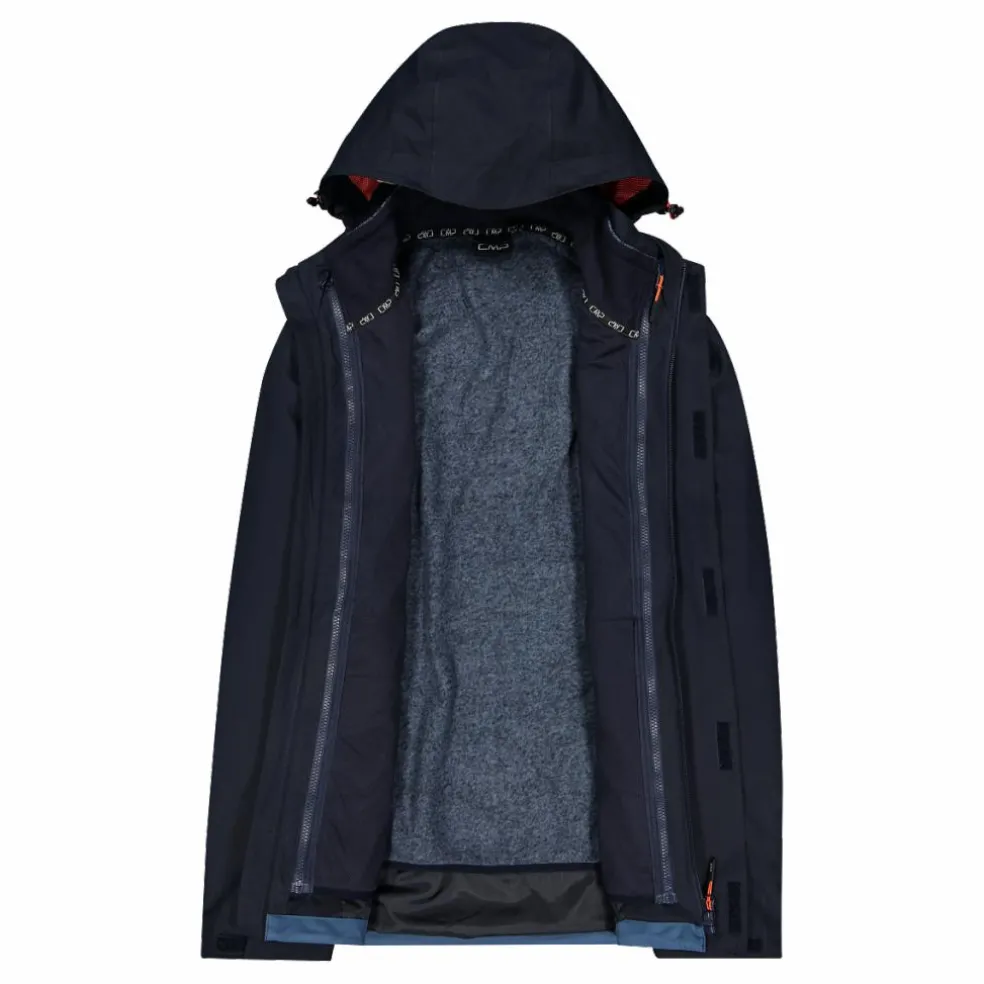 Giacca da uomo 3 in una con pile interno staccabile