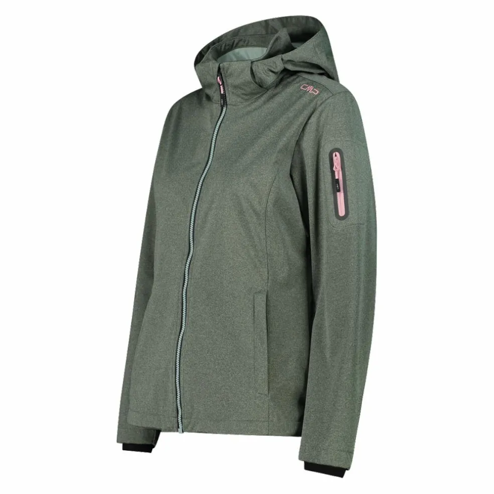 Giacca donna in Light Softshell Melange