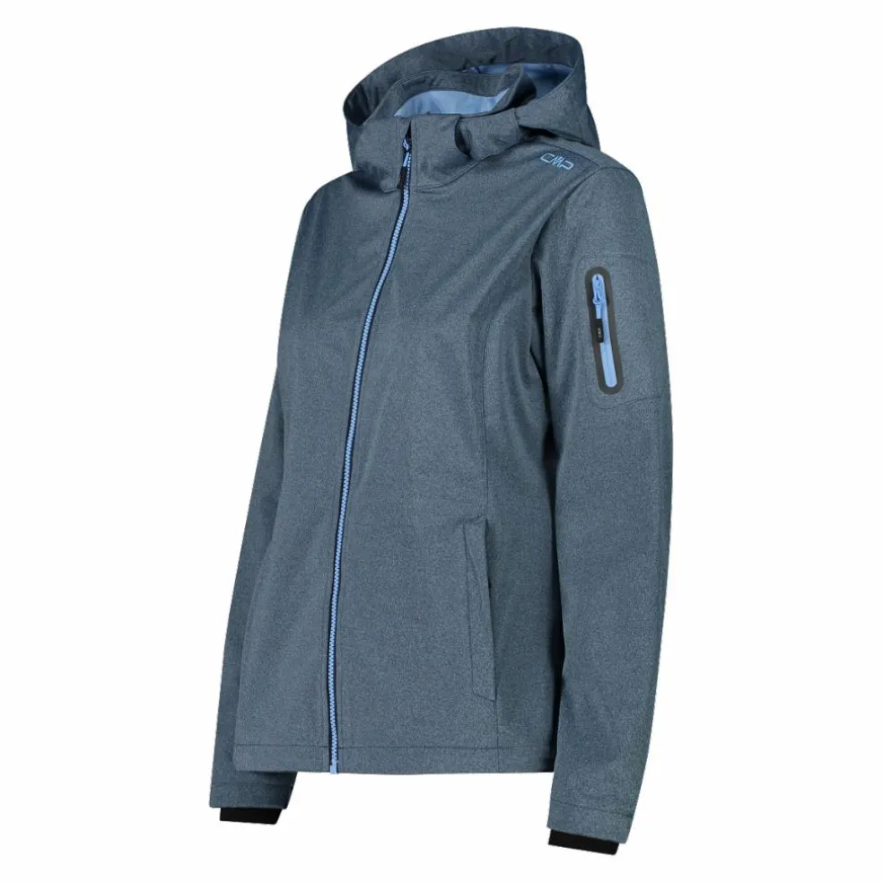 Giacca donna in Light Softshell Melange