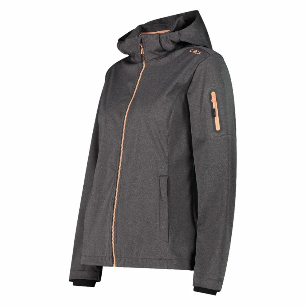 Giacca donna in Light Softshell Melange