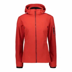 Giacca donna in Softshell con cappuccio staccabile