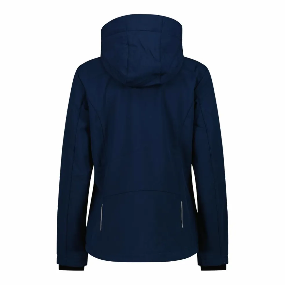 Giacca donna in Softshell con cappuccio staccabile