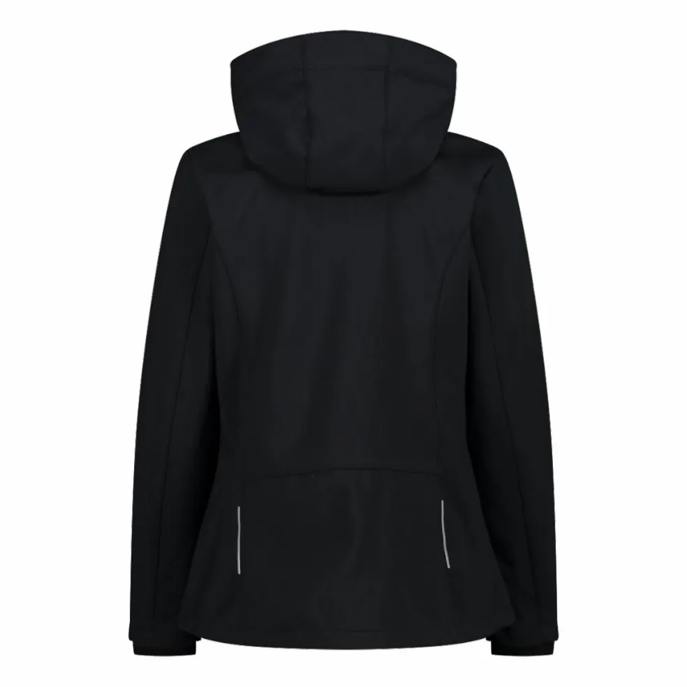 Giacca donna in Softshell con cappuccio staccabile