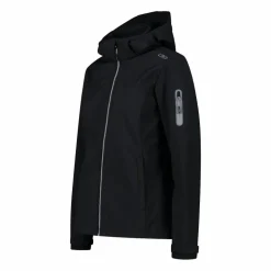 Giacca donna in Softshell con cappuccio staccabile