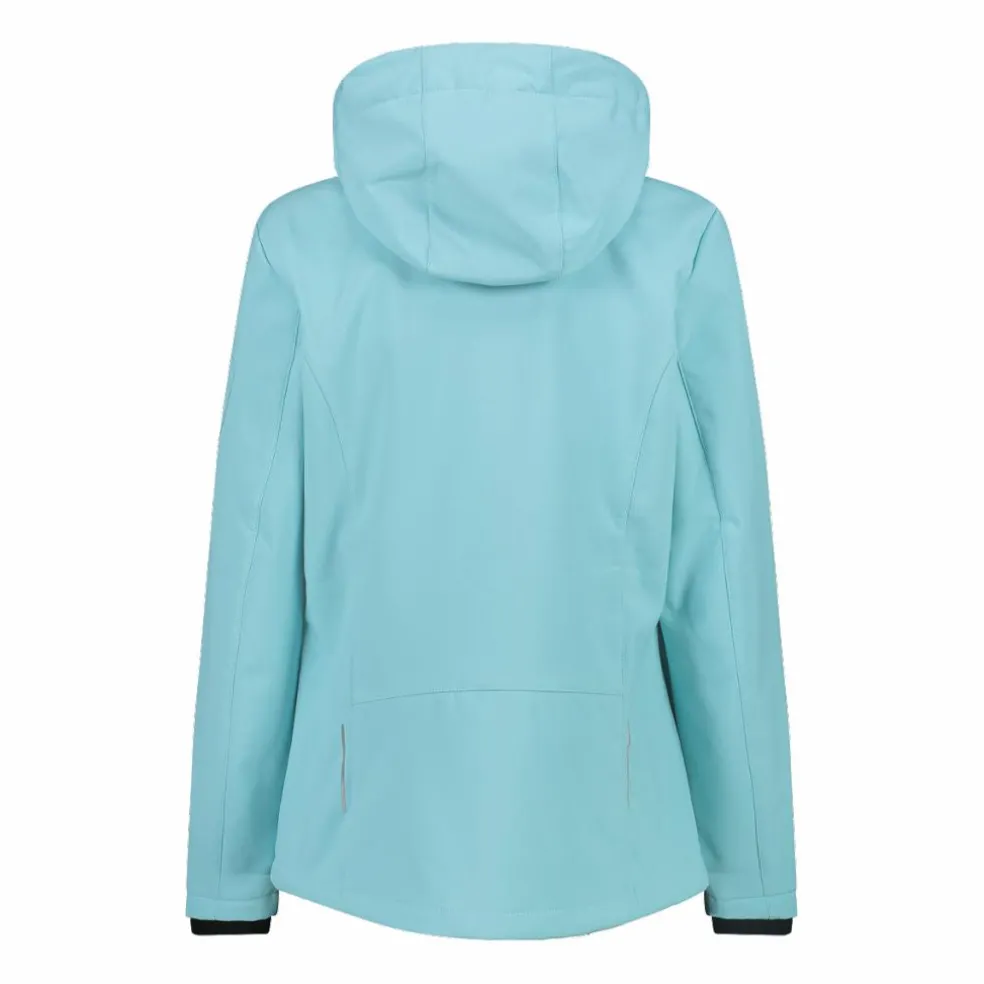 Giacca donna in Softshell con cappuccio staccabile
