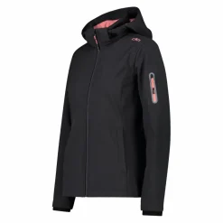 Giacca donna in Softshell con cappuccio staccabile
