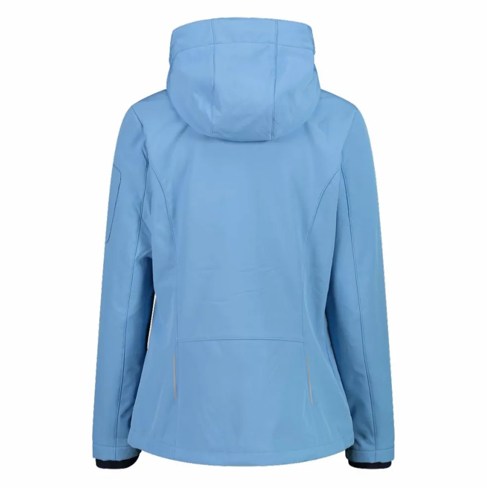Giacca donna in Softshell con cappuccio staccabile