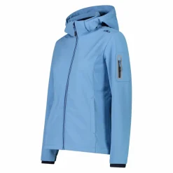 Giacca donna in Softshell con cappuccio staccabile