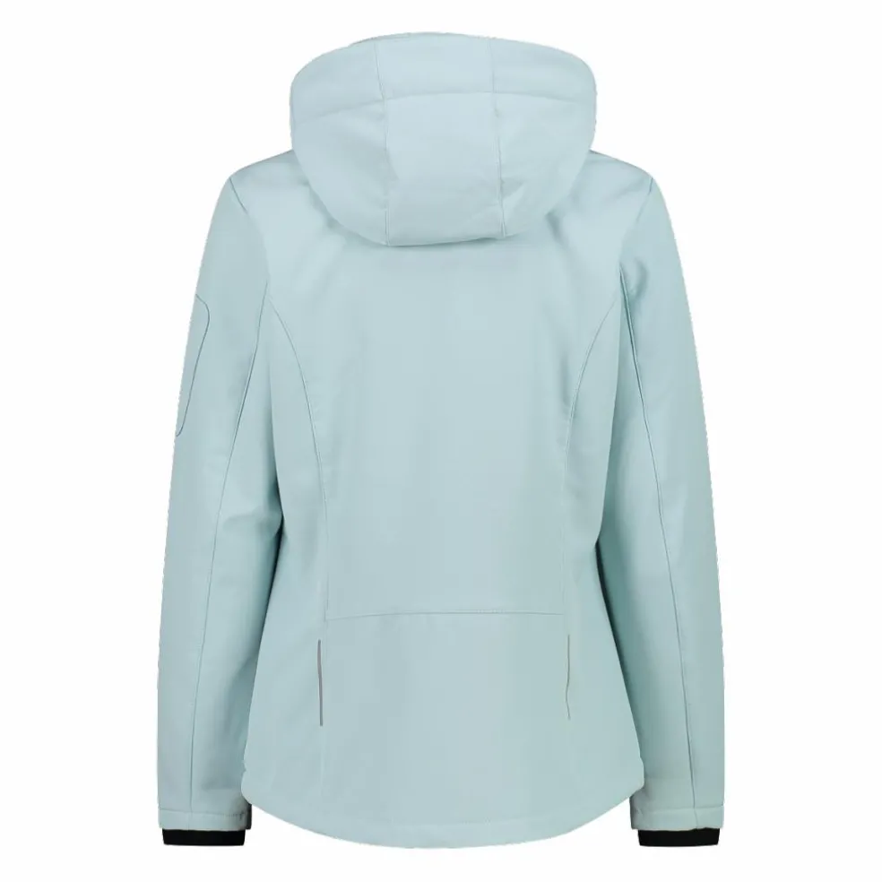 Giacca donna in Softshell con cappuccio staccabile