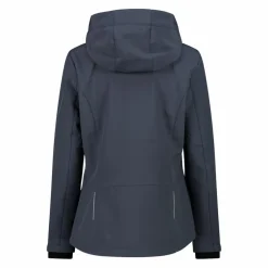 Giacca donna in Softshell con cappuccio staccabile