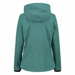Giacca donna in Softshell con cappuccio staccabile