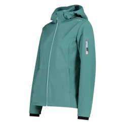 Giacca donna in Softshell con cappuccio staccabile
