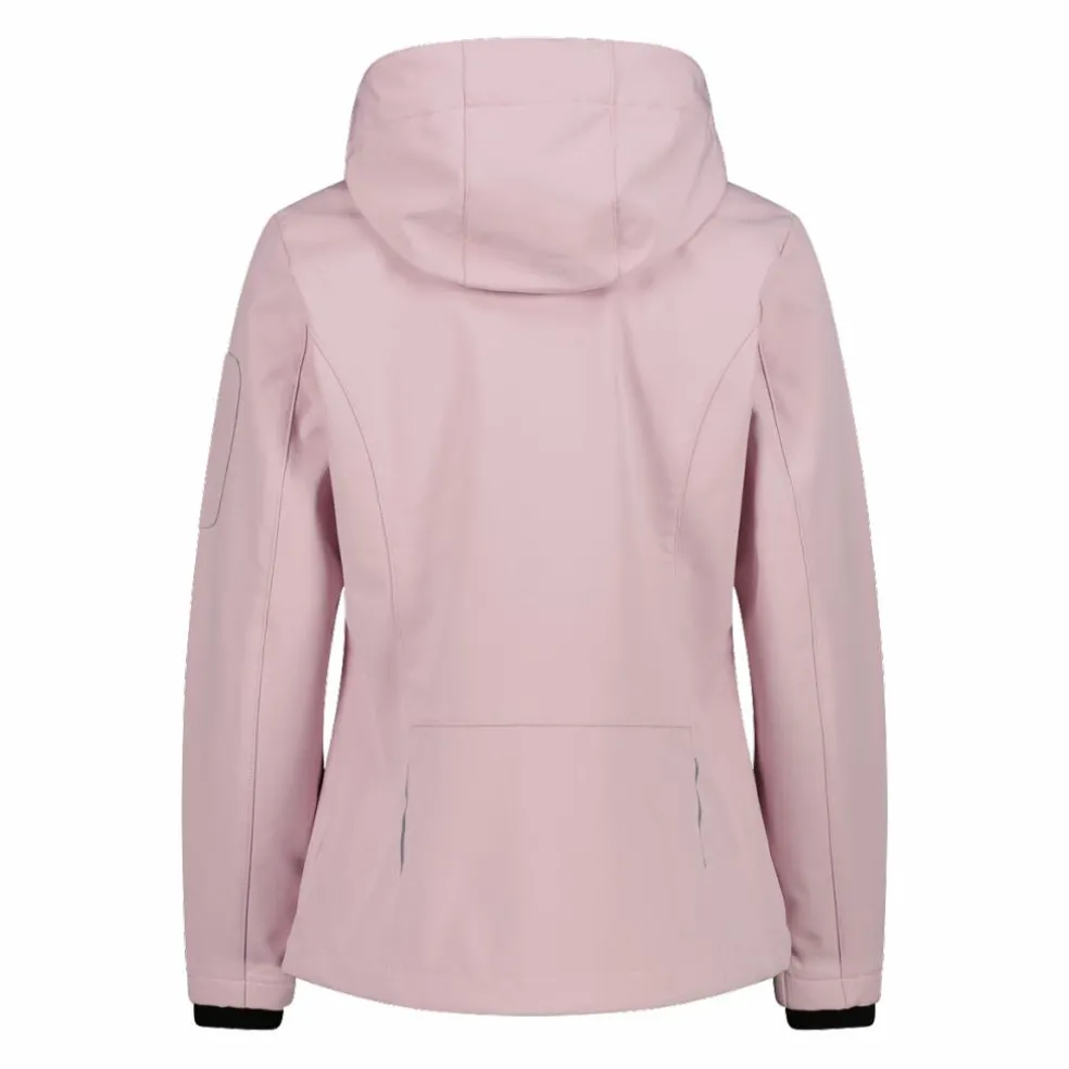Giacca donna in Softshell con cappuccio staccabile