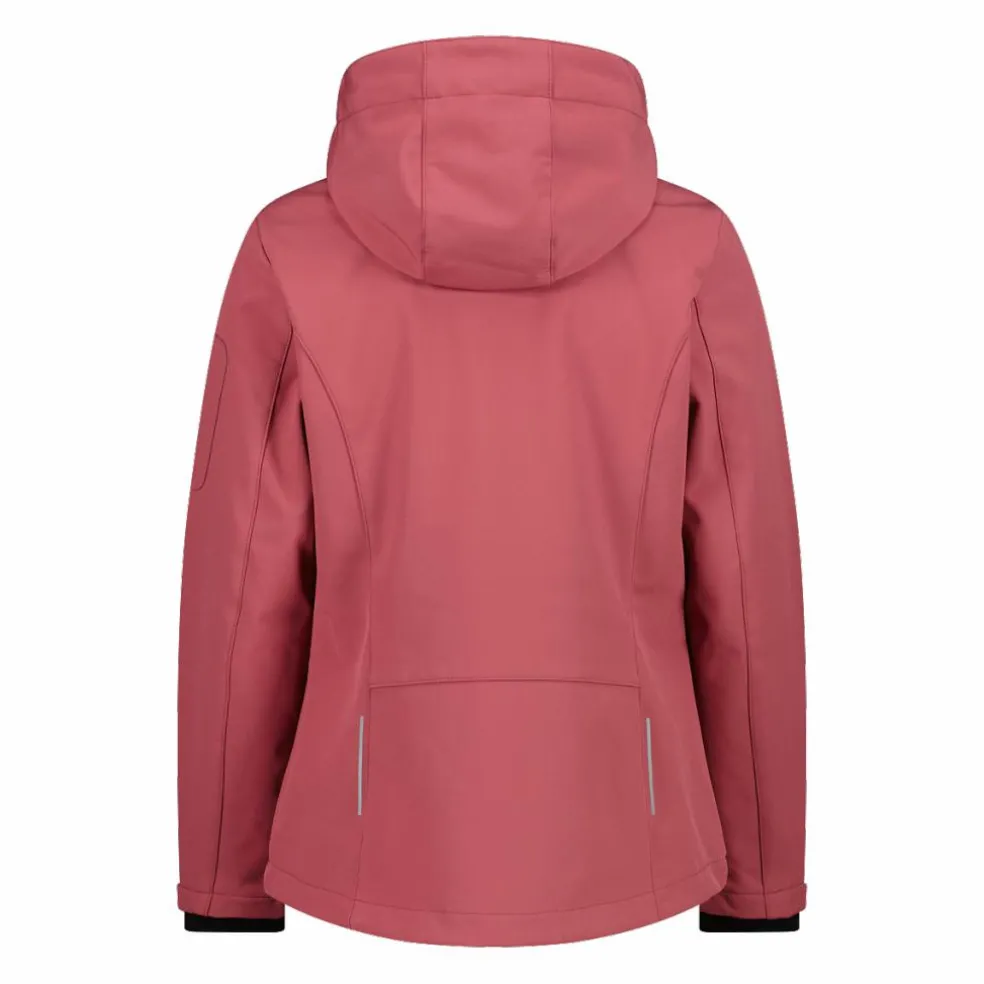 Giacca donna in Softshell con cappuccio staccabile