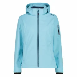 Giacca donna in Softshell con cappuccio staccabile