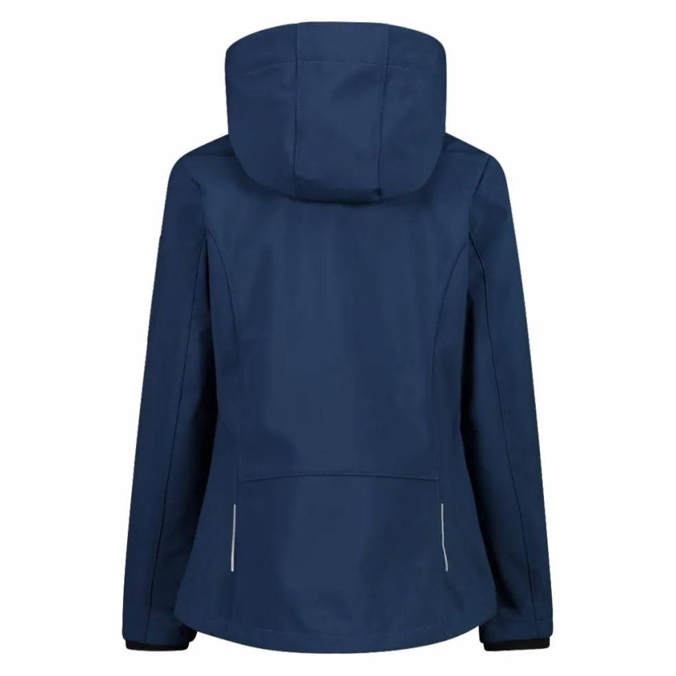 Giacca donna in Softshell con cappuccio staccabile