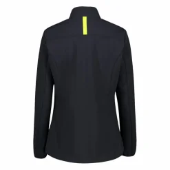 Giacca donna in softshell con dettagli reflective