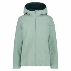 Giacca double face con cappuccio da donna