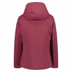 Giacca double face con cappuccio da donna