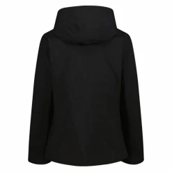 Giacca double face con cappuccio da donna