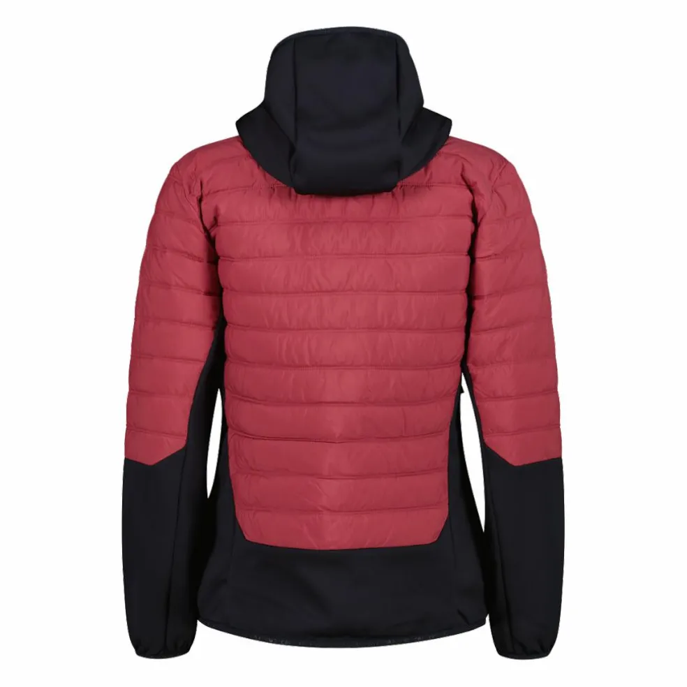 Giacca ibrida donna imbottita Unlimitech con PrimaLoft® Black ThermoPlume con cappuccio