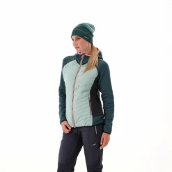 Giacca ibrida imbottita con cappuccio da donna Unlimitech