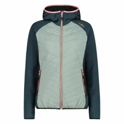 Giacca ibrida imbottita con cappuccio da donna Unlimitech
