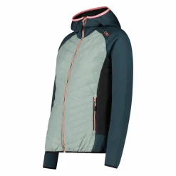Giacca ibrida imbottita con cappuccio da donna Unlimitech