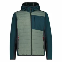 Giacca ibrida imbottita con cappuccio da uomo Unlimitech