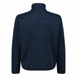 Giacca ibrida in pile da uomo in Knit Tech melange