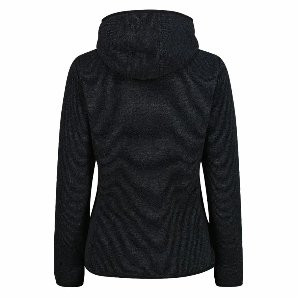 Giacca ibrida in pile knit tech da donna