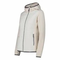 Giacca ibrida in pile knit tech da donna
