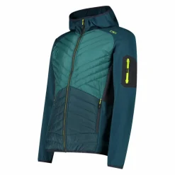 Giacca Ibrida Unlimitech in Stretch Performance con cappuccio da Uomo