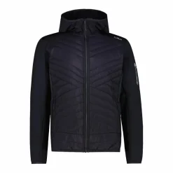 Giacca Ibrida Unlimitech in Stretch Performance con cappuccio da Uomo