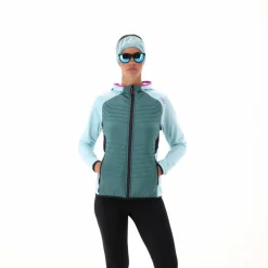 Giacca Ibrida Unlimitech in Stretch Performance con cappuccio da Donna