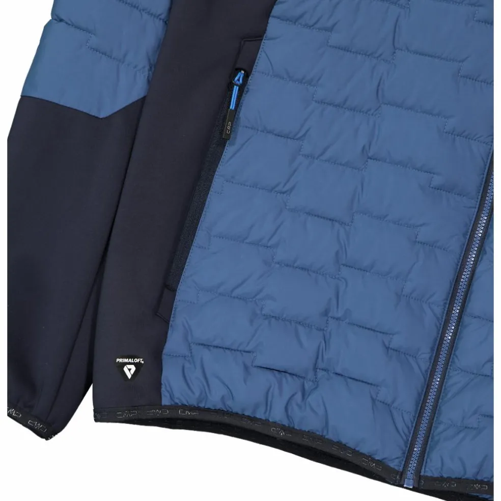 Giacca ibrida uomo imbottita con PrimaLoft Black thermoplume Unlimitech