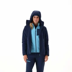 Giacca idrorepellente da donna ripiegabile con cappuccio
